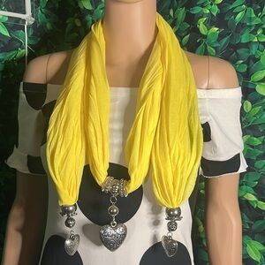 Gleaming Allure: The Silver-Laced Scarf, women fashion, on trend fashion